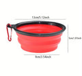 Portable Foldable Silicone Pet Bowl – Travel & Outdoor Water/Food Bowl for Dogs & Cats